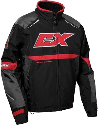 Castle X Mens Blade G5 Jacket CharcoalRedBlack - 2X-Large