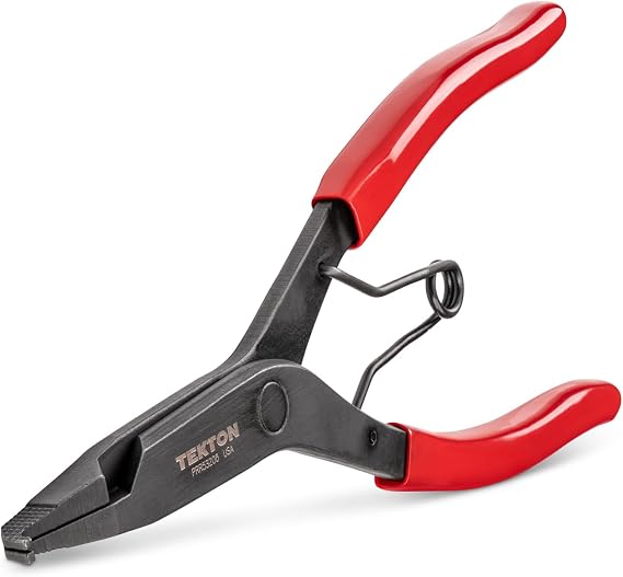 TEKTON 9 Inch Curved Tip Lock Ring Pliers | PRR53206