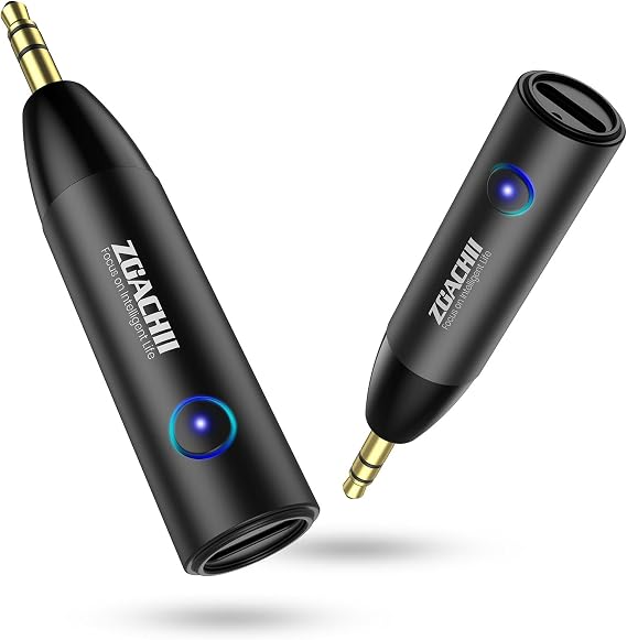 Bluetooth 5.4 Aux Car Adapter , 3.5mm Wireless Receiver, 1 Pack