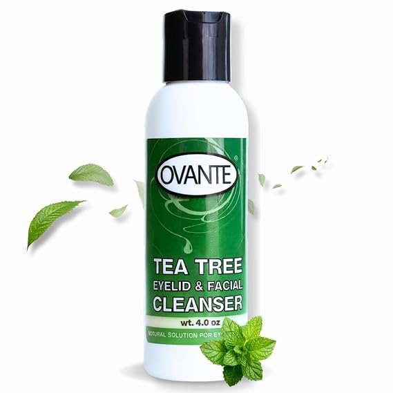 Tea Tree Oil Eyelid, Facial Cleanser Wash 4.0 oz