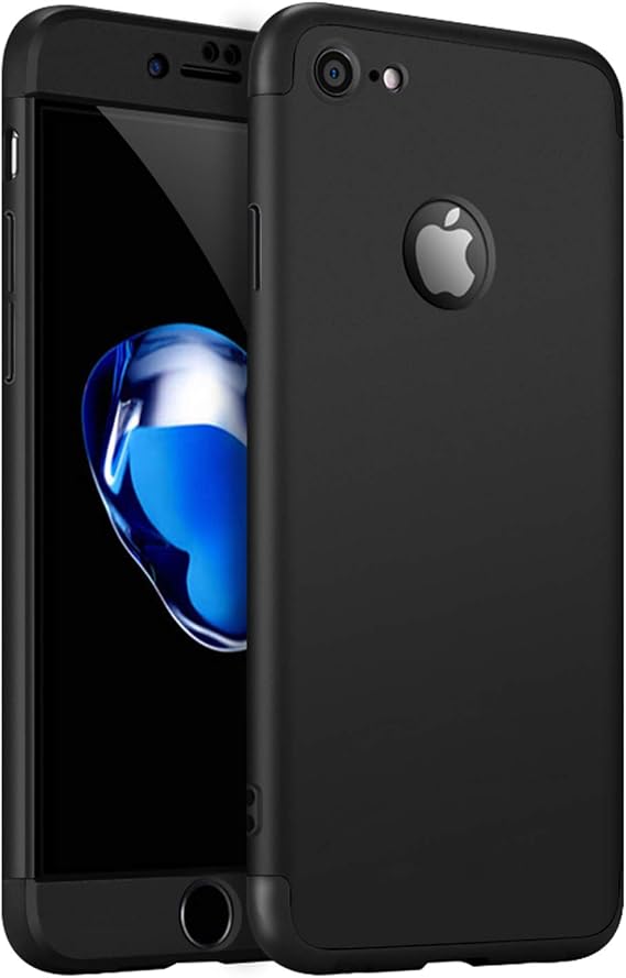 Microsonic Apple iPhone 6S için Kılıf Double Dip 360 Protective Siyah [iPhone 6S ile Uyumlu Kılıf - Siyah]