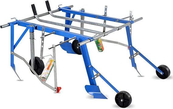 Agricultural Mulching Machine, Adjustable Depth Hand-Pulled Film Layer for Greenhouses, Gardens,Orchards,Improves Soil Temperature (High 2M)