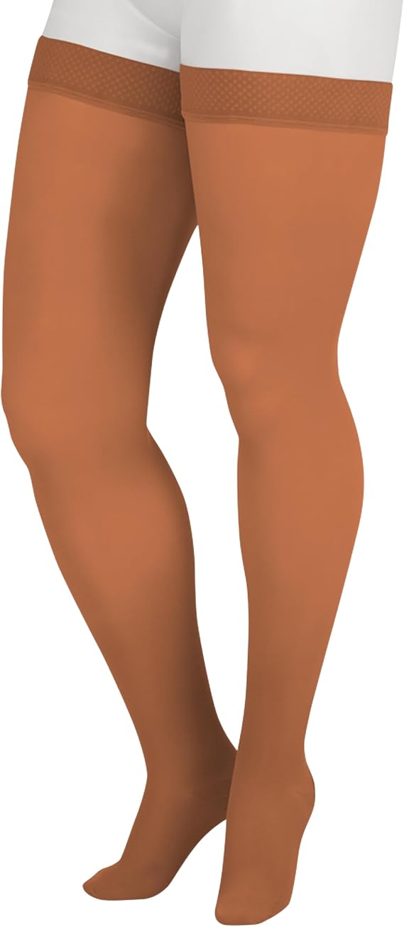Juzo Soft 2001 Thigh-High 20-30mmhg Compression Closed Toe Stocking, Regular