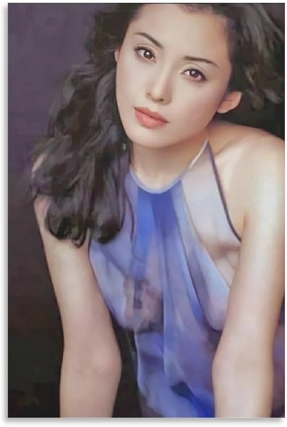 松坂慶子女優の美しいセクシーなポスター 10 プリント 部屋飾り ウォールアート ベッドルーム 版画 インテリア24x36inch60x90cm