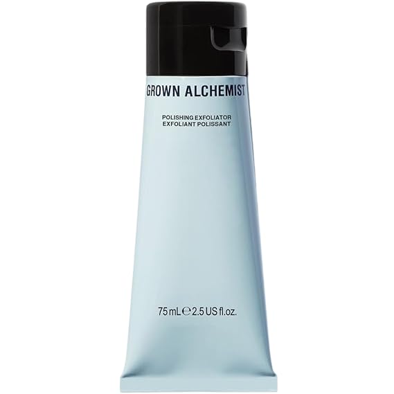 Grown Alchemist Polishing Exfoliant. Gentle Face Smoothing with Pink Grapefruit & Glucomannan Extract, 75mL