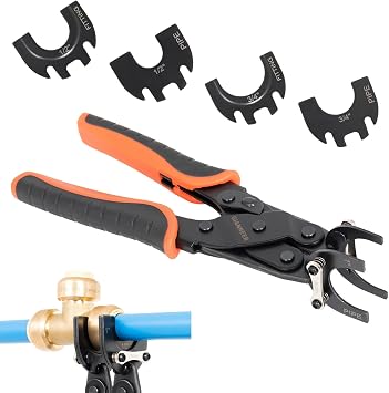 Push to Connect Removal Tool Disconnect Tongs for 1/2, 3/4, 1 Push Fitting Pex Removal Tool Improved Version
