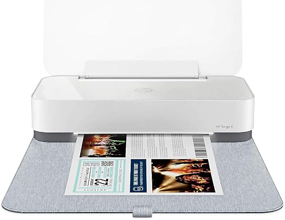 HP Tango X Smart Wireless Printer with Indigo Linen -cover Mobile Remote Print, Scan, Copy, HP Instant Ink (3DP64A)