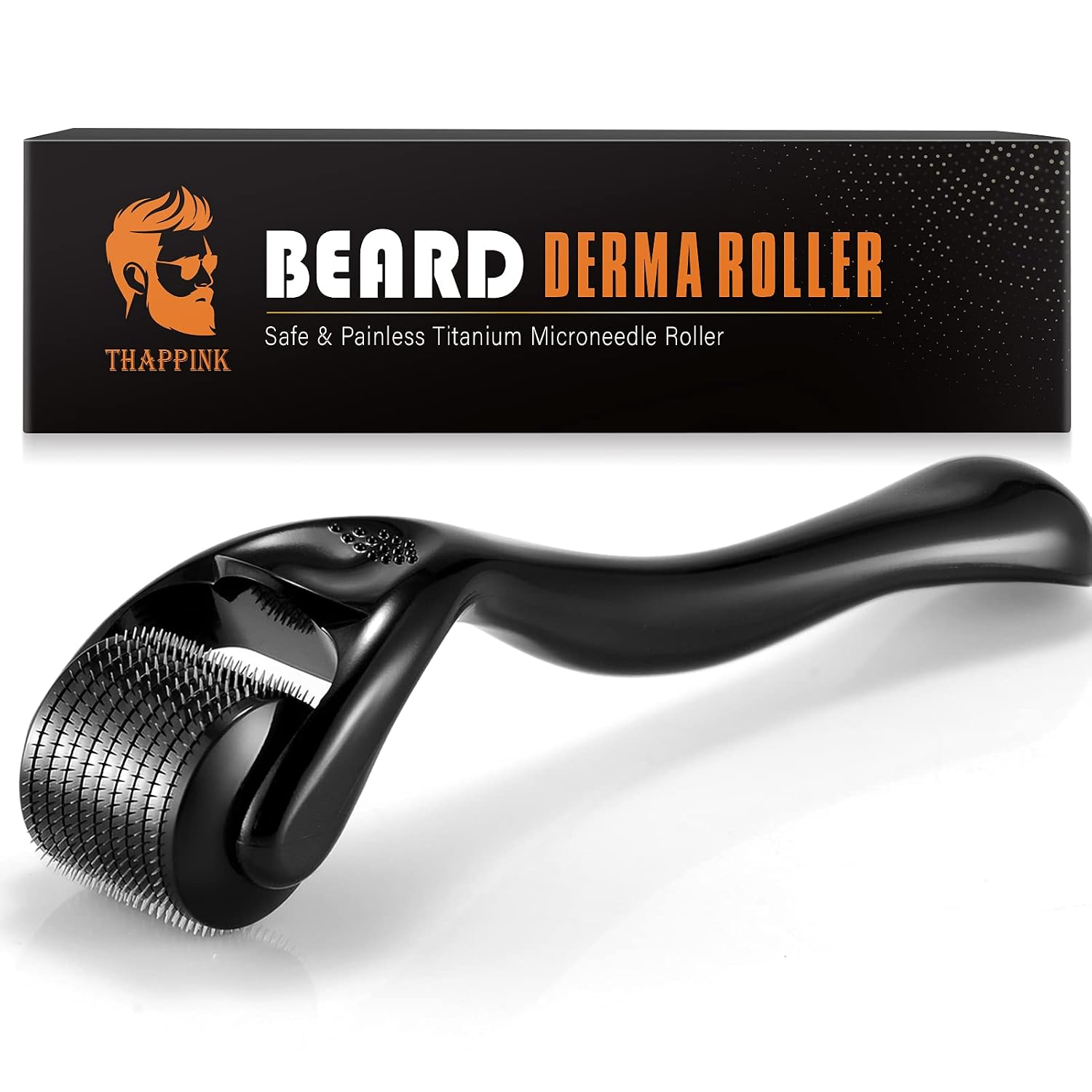 Beard Derma Roller Microneedle Roller for Beard Growth, 0.25mm Derma Roller for Home Use