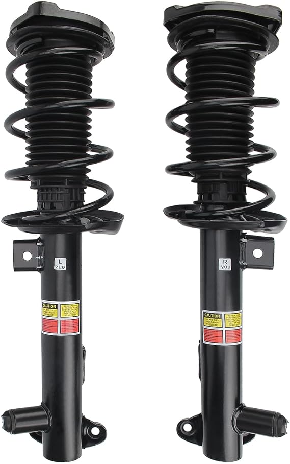 Carbhub 2x Front Shock Absorber Strut Assys Compatible with Mercedes Benz C-Class W204 C204 2012-2015 E-Class C207 W207 2009-2016 Replace A2073231300 A2073231400 A2043230900 A2043231000