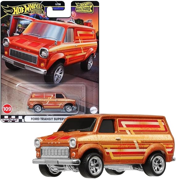 Hot Wheels Boulevard Premium Araçlar GJT68 - HRT76 FORD TRANSIT SUPERVAN
