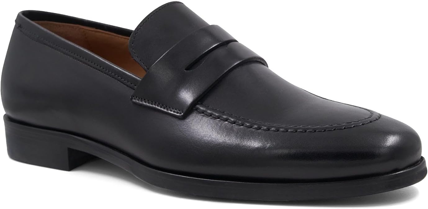 Bruno Magli Men's Preston Penny Loafers, Leather Slip-On Shoes