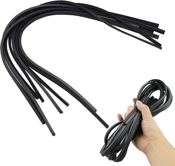 8Pcs 28" Wiper Blade Refills Windscreen Wiper Rubber Strips Universal Car Frameless Replacement Windshield Front Rear for Most Auto Vehicle(70cm)