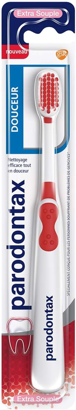 Parodontax Douceur Extra Souple Toothbrush for Slimming and Preventing Bleeding of Gums Random Model