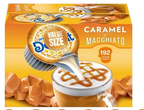 Delight Coffee Creamer Caramel Macchiato Singles 192 ct