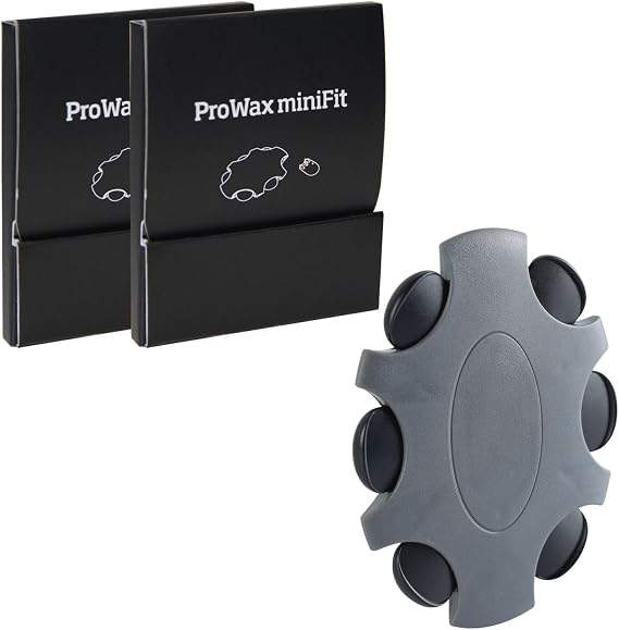 補聴器用ワックスガードフィルター ProWax MiniFit 交換用クリアクリーニングキット Oticon用アクセサリー2パック、Oticon ProWax MiniFit交換用ワックスフィルター用