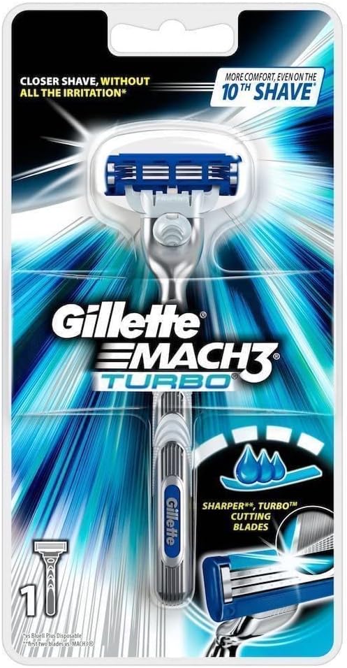 Gillette Mach 3 Turbo Tekli Makine