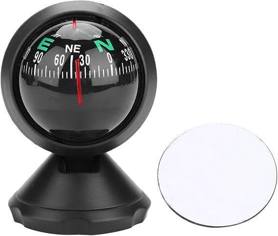 Marine Boat Compass, Black Electronic Military Grade Ball Compass