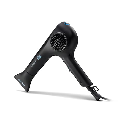 Bio Ionic 10X UltraLight Speed Hair Dryer, Blow Dryer with Adjustable Heat & Speed, Professional Hair Styling Tool for Fast, Frizz-Free Hairstyles, 1800W EcoDrive Brushless Motor
