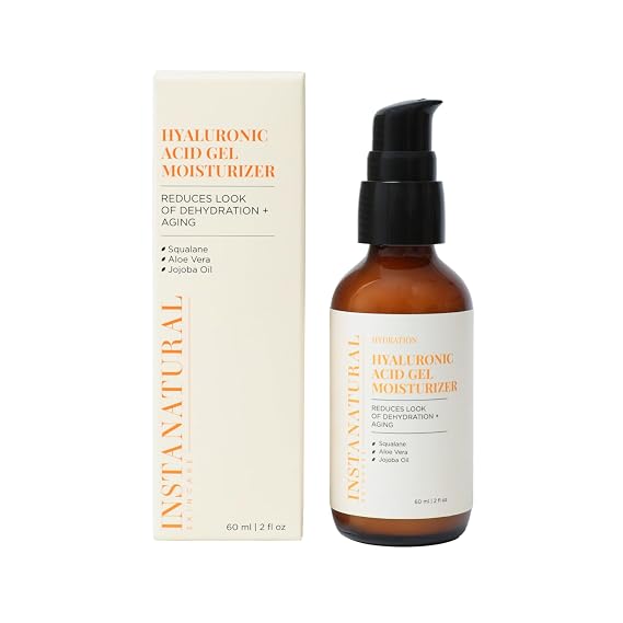InstaNatural Hyaluronic Acid Gel Moisturizer: Daily Hydration, 2 Fl Oz