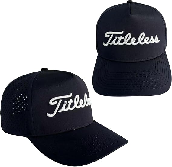 Wild Horses Performance Golf Hat for Men w Integrated Tee Holder & Ball Marker Magnet, Golf Cap for Men, Golf Hat Women