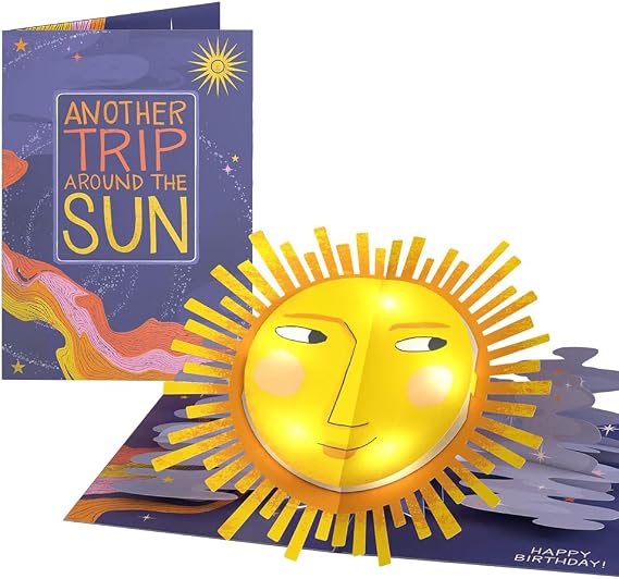 Lovepop Another Trip Around the Sun Pop-Up Birthday Card with Envelope