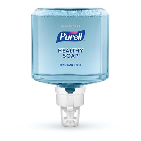 GOJO 7772-02 PURELL Healthcare Healthy Soap, Gentle & Free Foam, Shape, (Pack of 2)