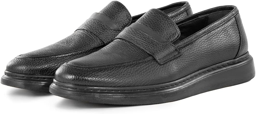Ducavelli Frio Hakiki Deri Erkek Günlük Ayakkabı, Loafer Günlük Ayakkabı