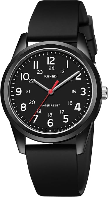 Watches Mens Womens Unisex Quartz Wristwatch Silicone Strap Military