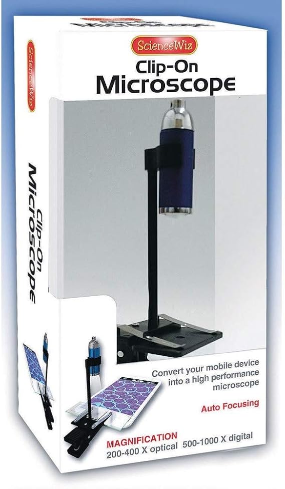 ScienceWiz Clip On Microscope