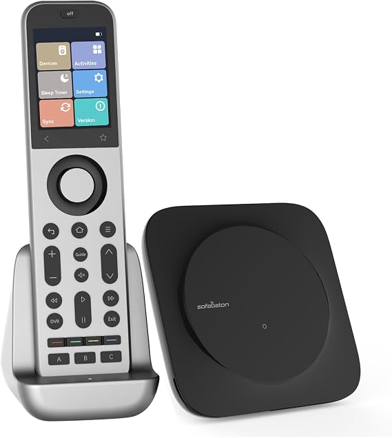 SofaBaton X2 Universal Remote with Touch Screen, Hub and App, All in One Universal Remote Control with with Charging Dock and Customize Activities, Compatible with IR/Bluetooth/WiFi/RF Devices