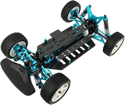 Metal & Carbon Fiber Full Chassis Frame Body Kit with Shock Absorbers Wheels Gearbox for 110 Racing RC Car Flat Car TT02B TT-02B Tamiya Upgrade Part