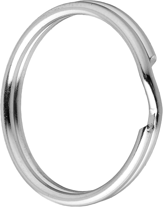 HY-KO PROD Split Key Ring, 100 Pack, 3/4" (KB103)