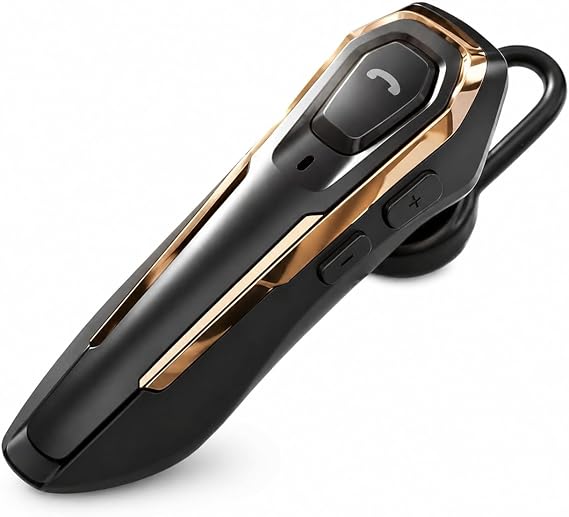 Hands-Free Bluetooth Headset V5.4, Bluetooth Earpiece Noise Canceling