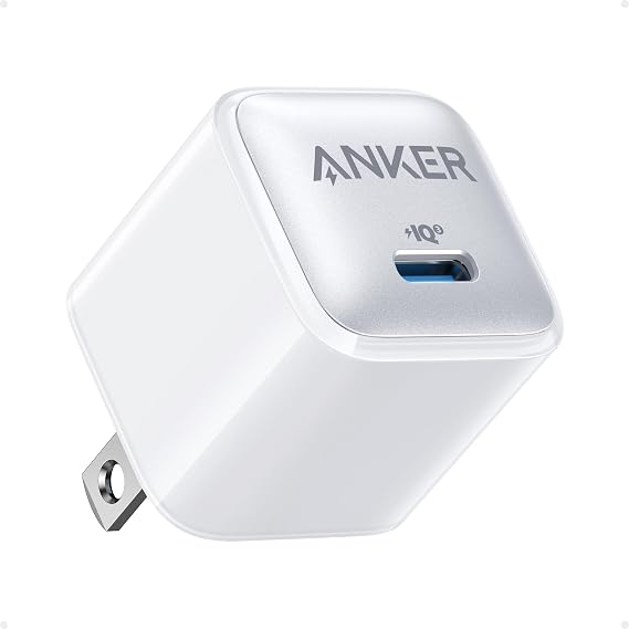 Anker 20W Nano Pro USB C Charger Block, Compact Fast Charger with PIQ 3.0