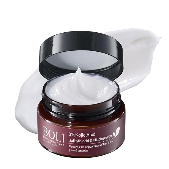 BOLI Kojic Acid Eye Cream, For Puffy Bags Fine Lines, 1.05 oz