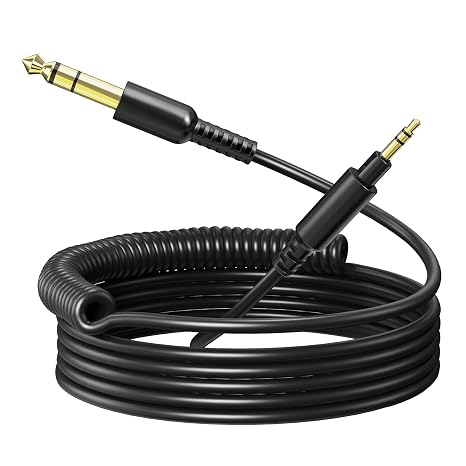 OneOdio Fusion A71/HiFi/Pro C/Pro M Wired Headphones Audio Cable Black - 6.35mm to 3.5mm