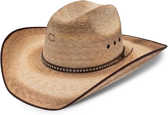 Charlie 1 Horse Women's Natural/Burned Cowgirl Straw Hat