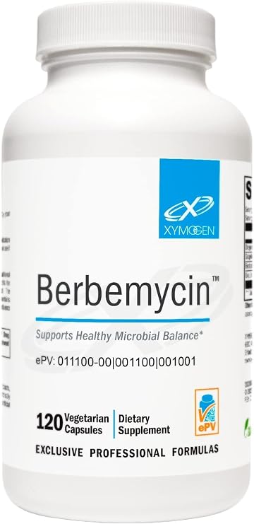 XYMOGEN Berbemycin, 120 Capsules