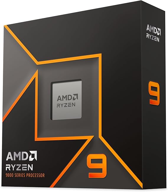 AMD RyzenTM 9 9950X 16-Core, 32-Thread Unlocked Desktop Processor