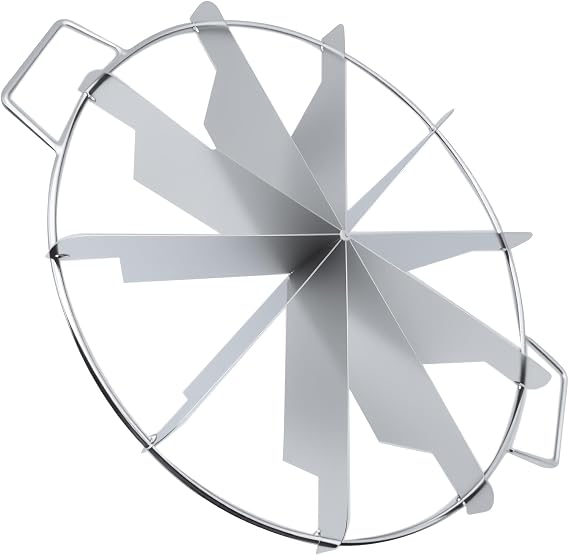 1Pcs Pie Cutter Press Stainless Steel Cake Cutter 10-Cut Cake Slicer
