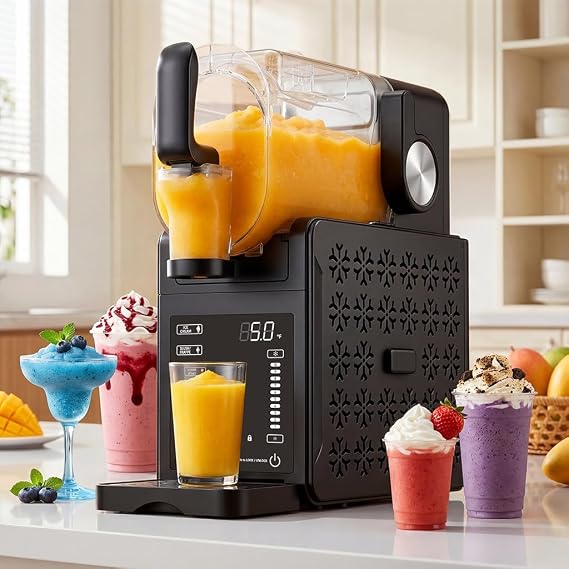 QIDO 88oz Slushie Machine for Home, Frozen Drink Maker,No Ice Needed