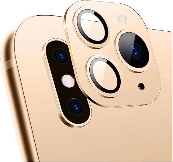 LucBuy Camera Lens Protector for iPhone X/XS/XS MAX Convert to iPhone 11 Pro/11 Pro Max, Ultra Thin Clear Tempered Glass Film Rear Camera Lens Protector Cover,Anti-Scratch Lens Sticke for iPhone