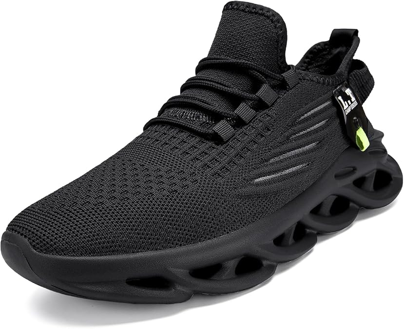 Mens Trainers Running Walking Shoes Sport Outdoor Casual Tennis Gym Hiking Shoes Lightweight Comfortable Fitness Sneakers for Men Fashion Work Athletic Jogging
