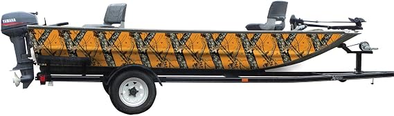 Mossy Oak Graphics Blaze Camo Boat Wrap Kit - Easy to Install Vinyl Wrap with Matte Finish - 18" x 12' Kit