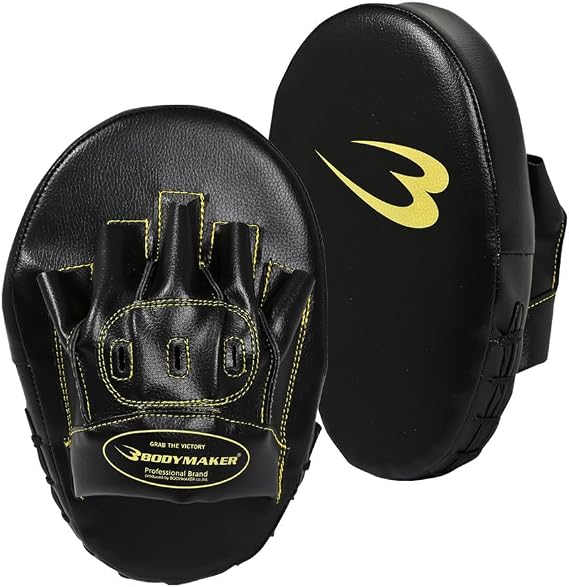 BODYMAKER Punching Mitt V Boxing Martial Arts Karate Kickboxing Training MMA Muay Thai Fitness Exercise Punching Boxing Gloves Martial Arts Punching Full Contact Punch Mitt Hitting Practice