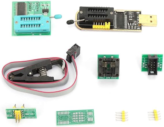 CH341A USB Programmer SOP8 Test Clip 1.8V Adapter SOP8 to DIP8 Converter Module Adapter Socket Converter Module usb socket
