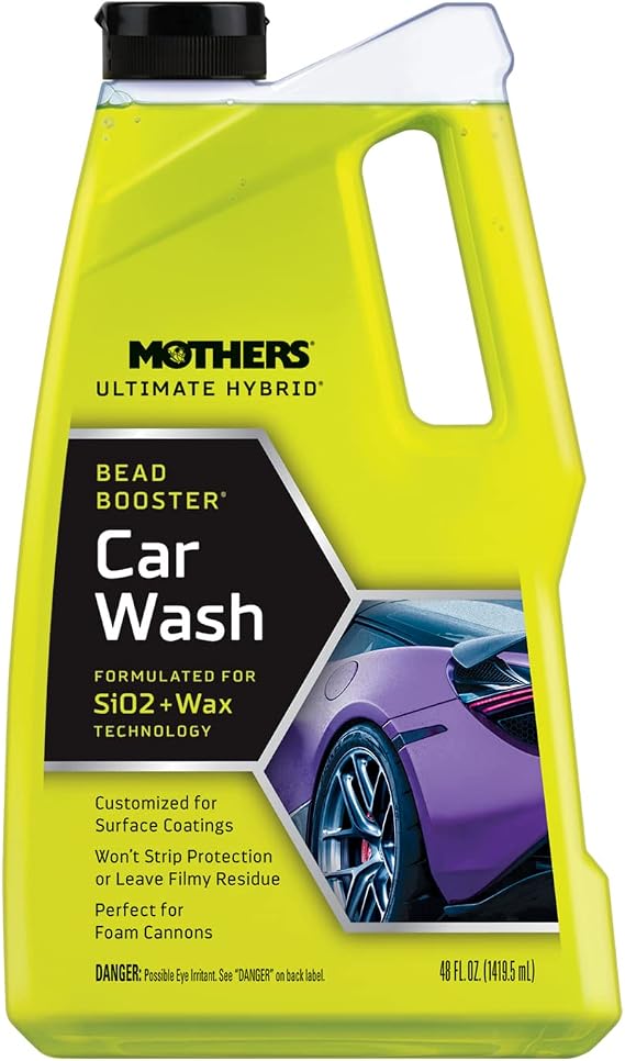 Mothers 05668 Ultimate Hybrid Car Wash & Bead Booster, 48 oz.