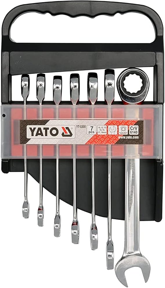 Yato yt-0208 Combination Ratchet Set 7pcs