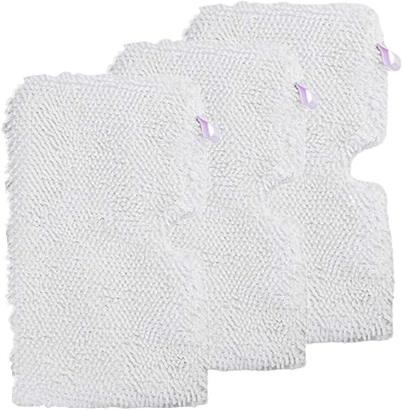 Xindejia 3 Pack Washable Microfiber Mop Replacement Pads Cleaning Pads Compatible for Shark Steam Pocket Mops S3500 Series,S2901,S2902,S3455,S3501,S3550,S3601,S3801,S3901,S4601,S4701,SE450