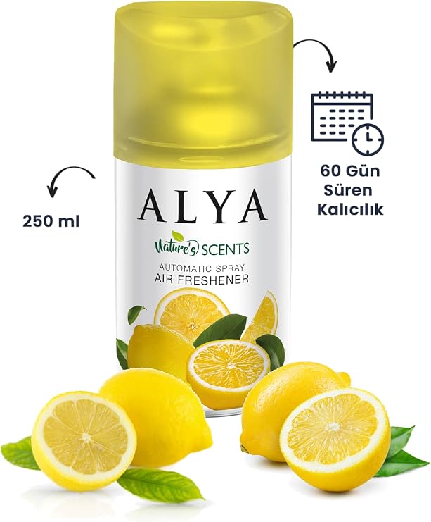 ALYA Nature's Scents Lemon-Limon Oda Kokusu Yedek Makine Spreyi 250 ml